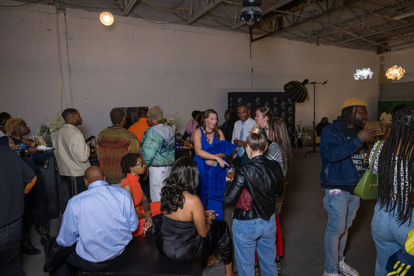 Guests filling the open floor at The 1910, photographed by Eroll Photography